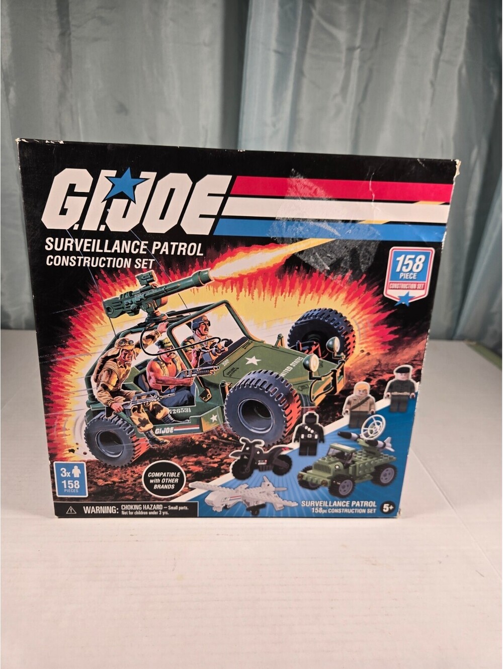 G.I. Joe Surveillance Patrol 158 Pc Construction Set Hasbro Forever Clever
